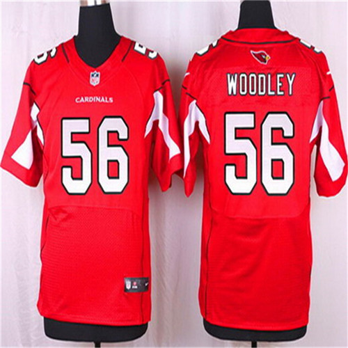 Men's Arizona Cardinals #56 LaMarr Woodley Red Team Color NFL Nike Elite Stitched Jersey