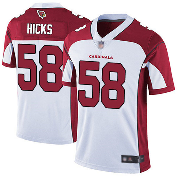 Men's Arizona Cardinals #58 Jordan Hicks Nike White Vapor Untouchable Jersey