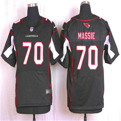 Men's Arizona Cardinals #70 Bobby Massie Black Alternate NFL Nike Elite Stitched Jersey