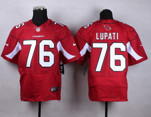 Men's Arizona Cardinals #76 Mike Iupati Red Nike Elite Jersey