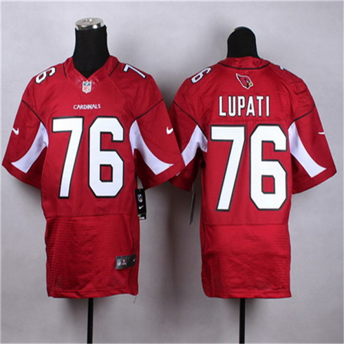 Men's Arizona Cardinals #76 Mike Iupati Red Nike Elite Stitched Jersey