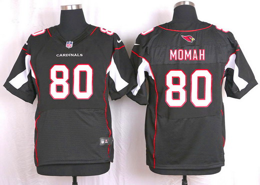 Men's Arizona Cardinals #80 Ifeanyi Momah Black Alternate NFL Nike Elite Jersey