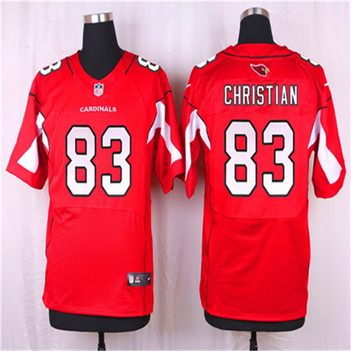 Men's Arizona Cardinals #83 Gerald Christian Red Team Color NFL Nike Elite Stitched Jersey