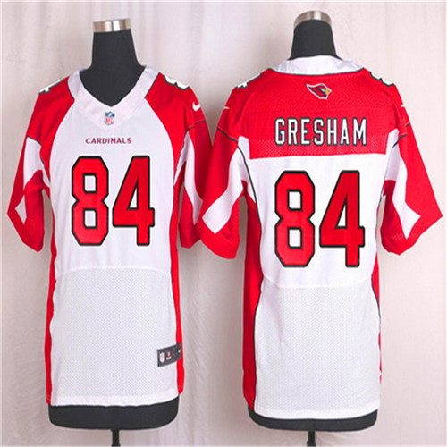 Men's Arizona Cardinals #84 Jermaine Gresham White Road NFL Nike Elite Stitched Jersey