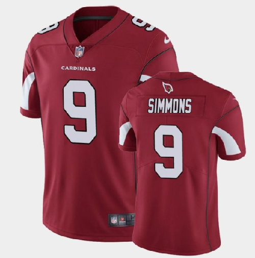 Men's Arizona Cardinals #9 Isaiah Simmons Red Vapor Untouchable Limited Stitched Jersey