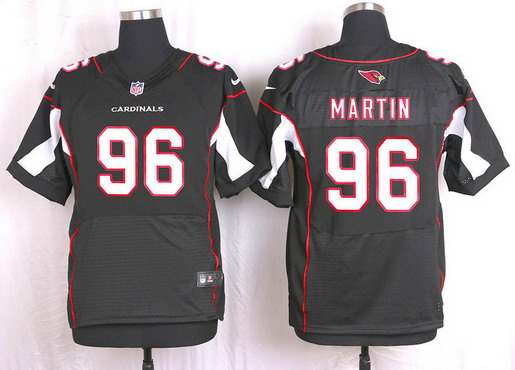 Men's Arizona Cardinals #96 Kareem Martin Black Alternate NFL Nike Elite Jersey