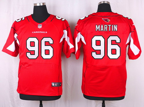 Men's Arizona Cardinals #96 Kareem Martin Red Team Color NFL Nike Elite Jersey