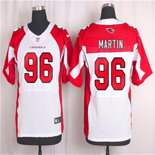Men's Arizona Cardinals #96 Kareem Martin White Road NFL Nike Elite Stitched Jersey