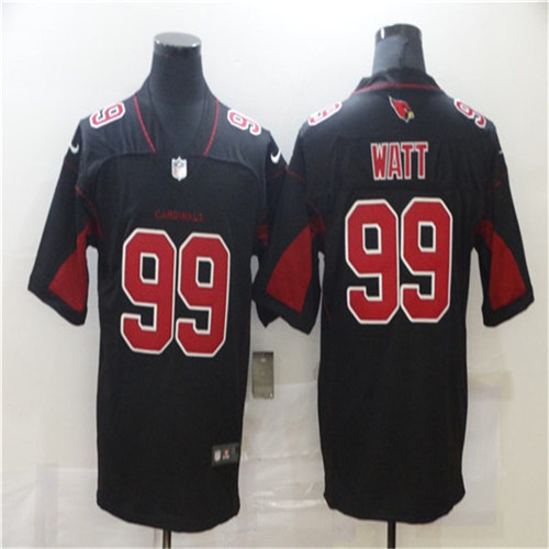 Men's Arizona Cardinals #99 J. J. Watt Nike Black 2nd Alternate Color Rush Legend Stitched Jersey