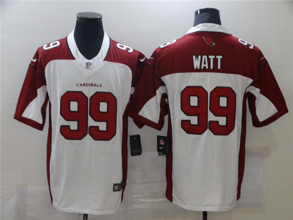 Men's Arizona Cardinals #99 J. J. Watt Nike White Vapor Untouchable Jersey