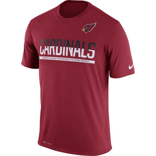 Men's Arizona Cardinals Nike Practice Legend Performance T-Shirt Red