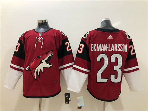 Men's Arizona Coyotes #23 Oliver Ekman-Larsson adidas Maroon Stitched Jersey