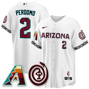 Men's Arizona Diamondbacks City Connect Concept Jersey V2 - All Stitched Geraldo Perdomo    - 2