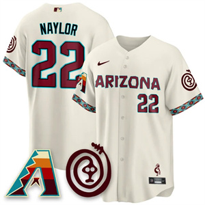 Men's Arizona Diamondbacks City Connect Concept Jersey V2 - All Stitched Josh Naylor - 22