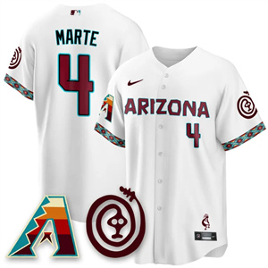 Men's Arizona Diamondbacks City Connect Concept Jersey V2 - All Stitched Ketel Marte -     4