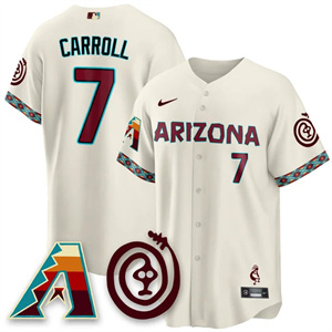 Men's Arizona Diamondbacks City Connect Concept Jersey V2 - All StitchedCorbin Carroll     - 7