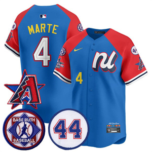 Men's Arizona Diamondbacks National League 2025 MLB All-Star Jersey V3 - All Stitched Ketel Marte -    4