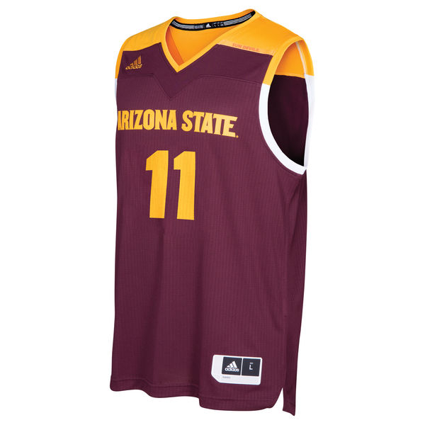 Men's Arizona State Sun Devils Maroon Customized Basketball Jersey