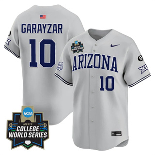 Men's Arizona Wildcats 2025 World Series Vapor Premier Limited Jersey - All Stitched Raul Garayzar10