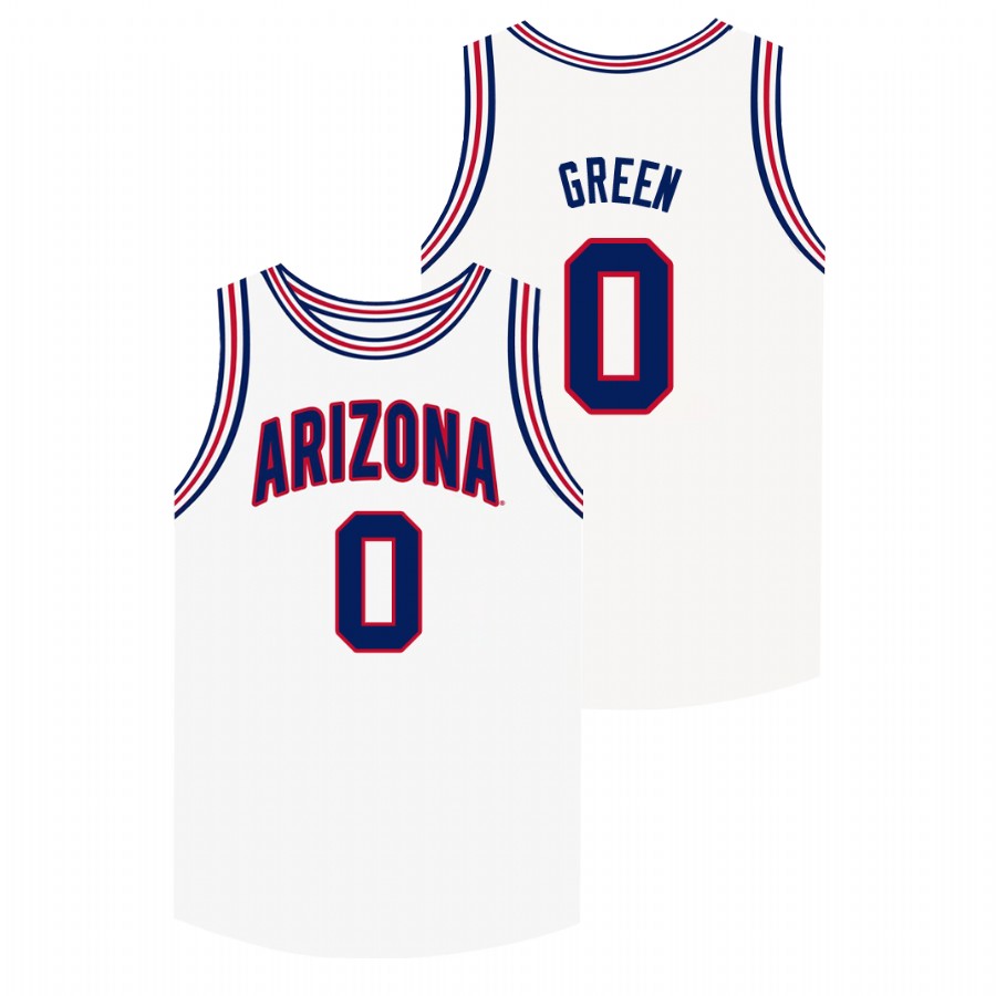 Men's Arizona Wildcats Josh Green Jersey White