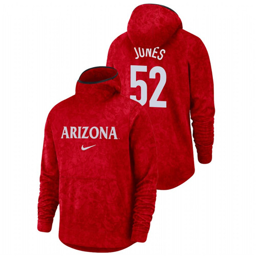Men's Arizona Wildcats Kory Jones Red Basketball Spotlight Team Logo Pullover Hoodie