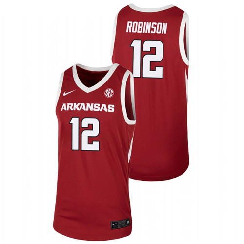 Men's Arkansas Razorbacks Khalen Robinson 2021 Team Jersey Cardinal