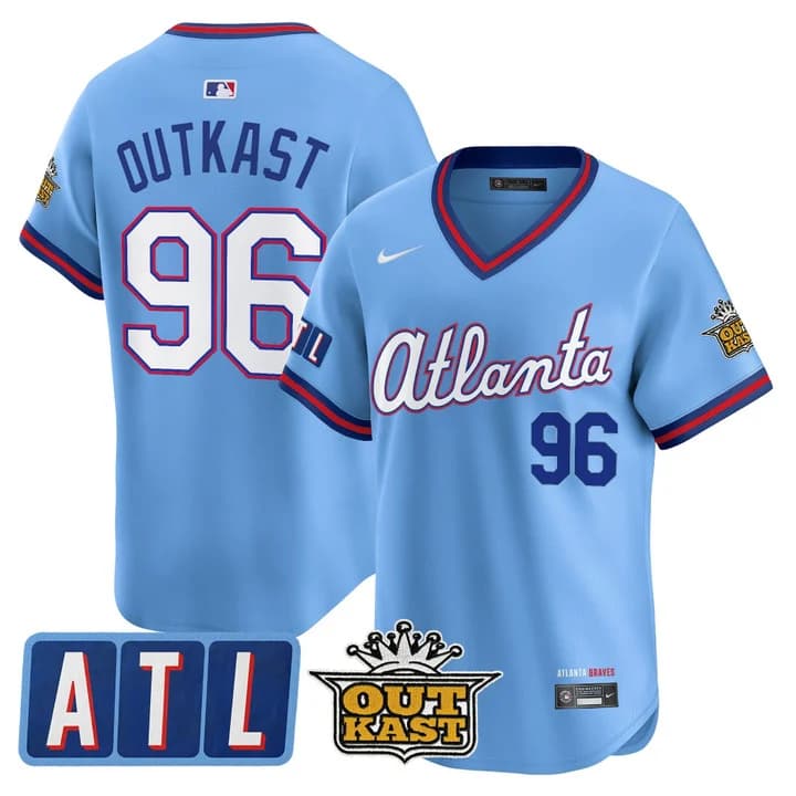 Men's Atlanta Braves 2026 City Connect x Outkast Vapor Premier Limited Jersey - All Stitched OutKast 96
