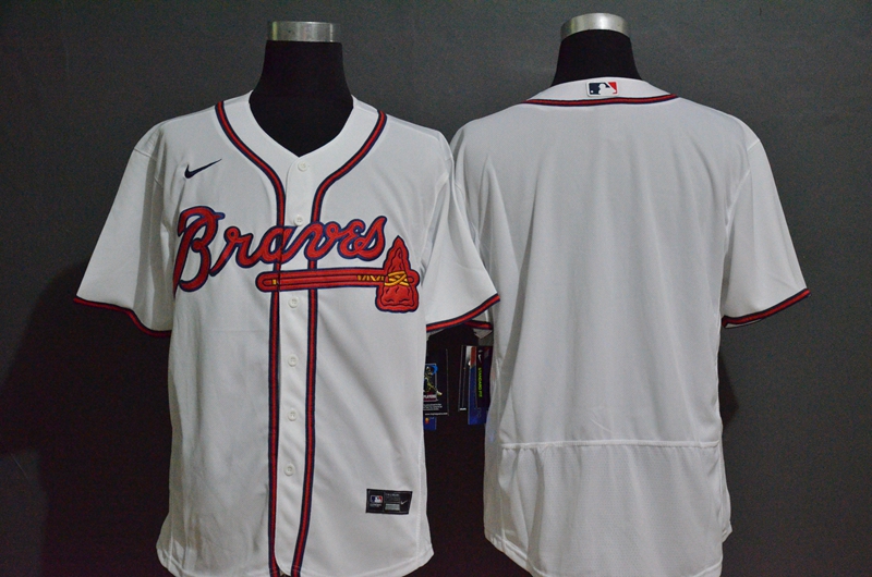 Men's Atlanta Braves Blank Navy Blue Stitched MLB Cool Base Nike Jersey的副本