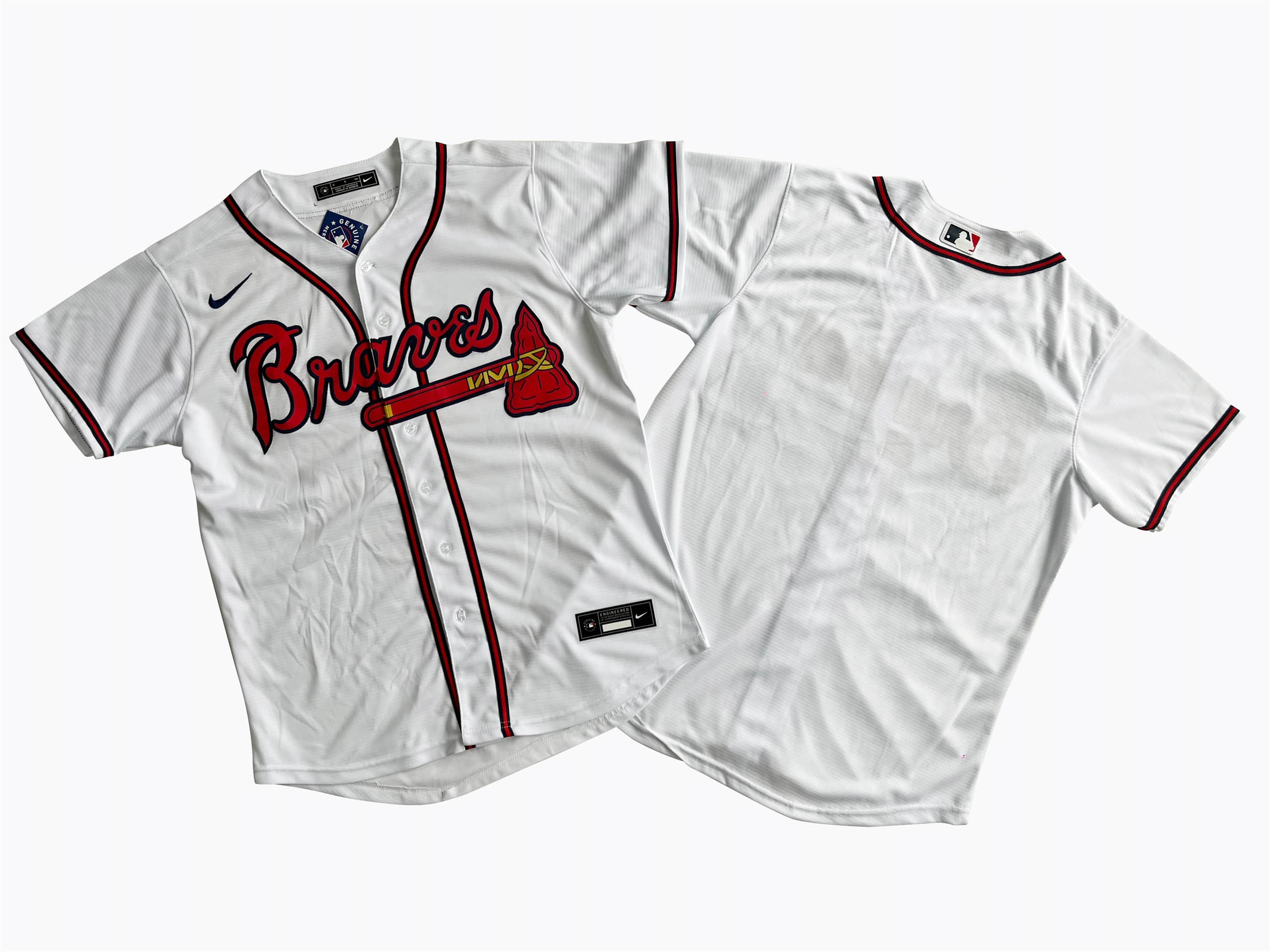 Men's Atlanta Braves Nike White Home Replica Team Jersey