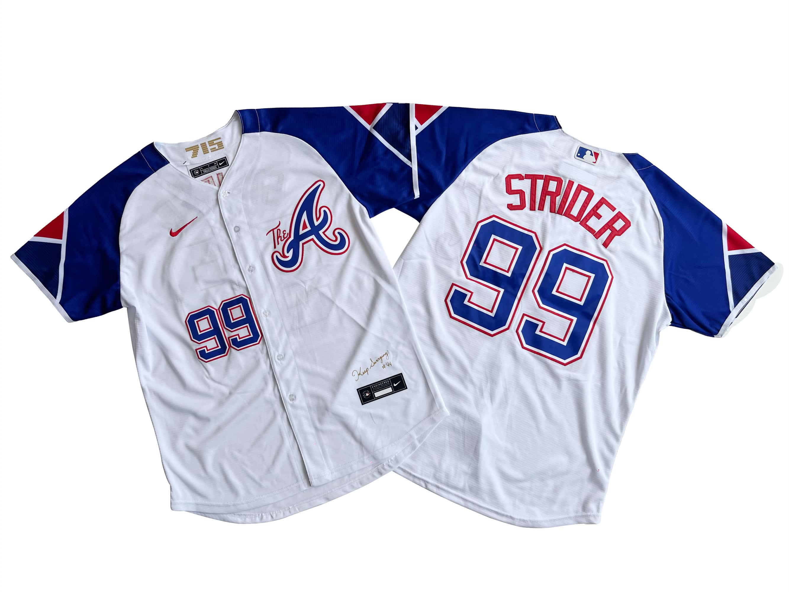 Men's Atlanta Braves Ronald 99# Spencer Strider Nike White City Connect Limited Player Jersey.j