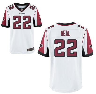 Men's Atlanta Falcons #22 Keanu Neal Nike White Elite 2016 Draft Pick Jersey