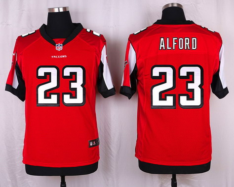 Men's Atlanta Falcons #23 Robert Alford Red Team Color NFL Nike Elite Jersey