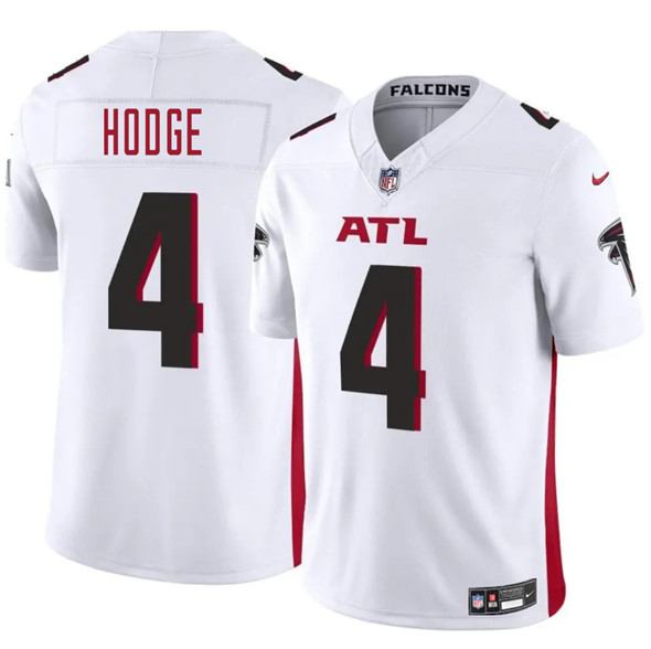 Men's Atlanta Falcons #4 KhaDarel Hodge White 2025 F.U.S.E. Vapor Untouchable Limited Football Stitched Jersey