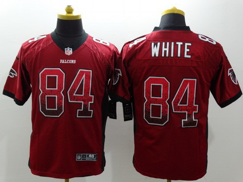 Men's Atlanta Falcons #84 Roddy White Nike Drift Fashion Red Elite Stitched Jersey