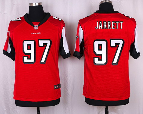 Men's Atlanta Falcons #97 Grady Jarrett Red Team Color NFL Nike Elite Stitched Jersey