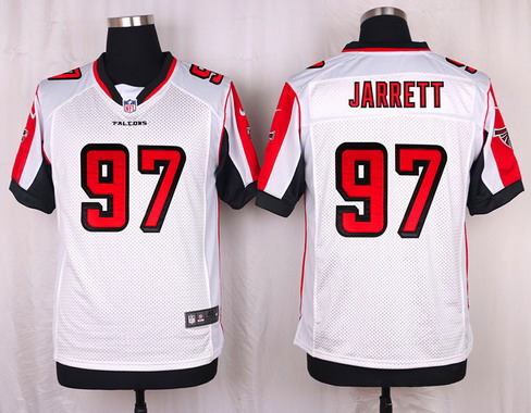 Men's Atlanta Falcons #97 Grady Jarrett White Road NFL Nike Elite Stitched Jersey