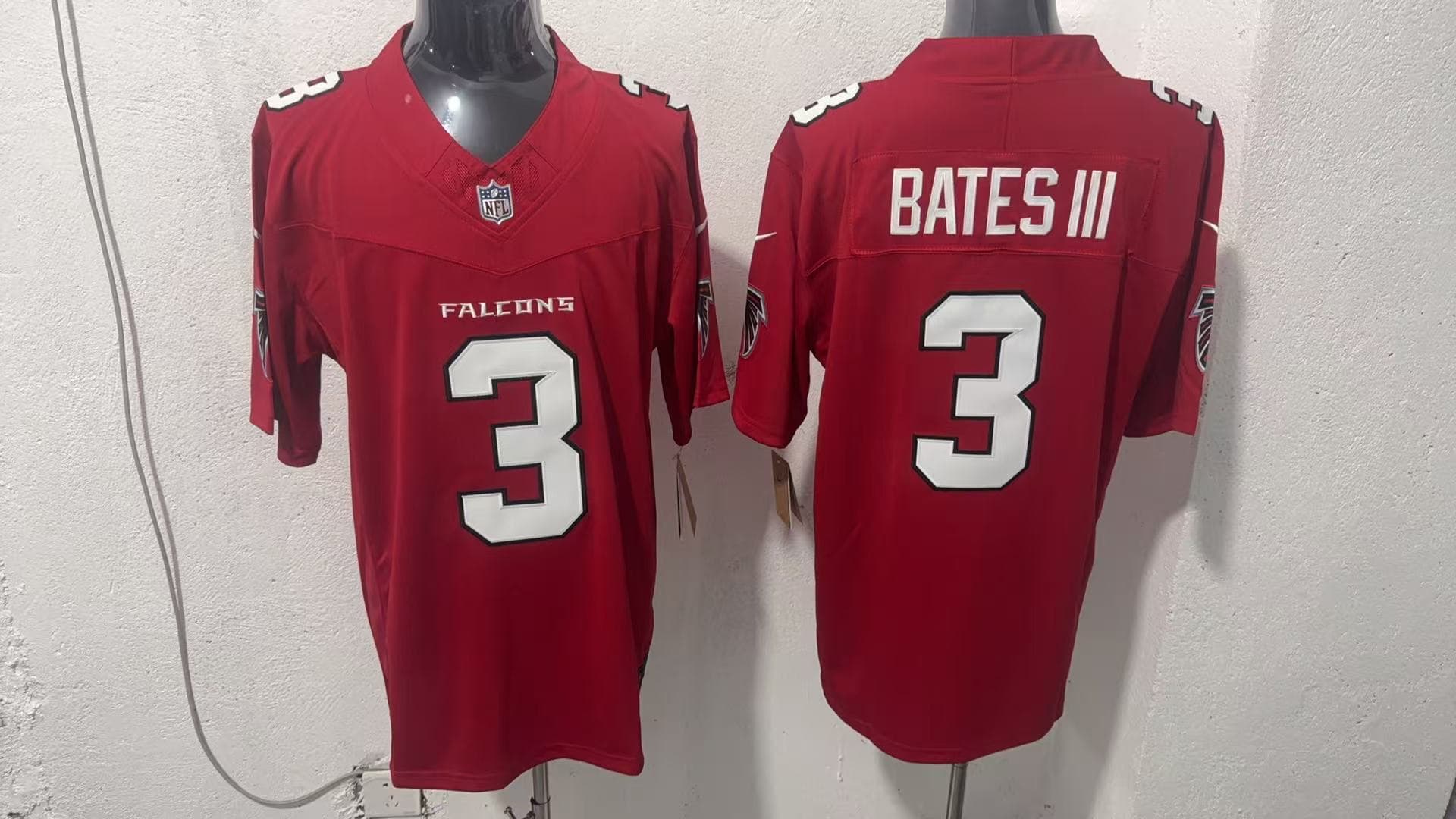 Men's Atlanta Falcons 2026 Vapor   Limited Jersey - All Stitched  3 BATES III