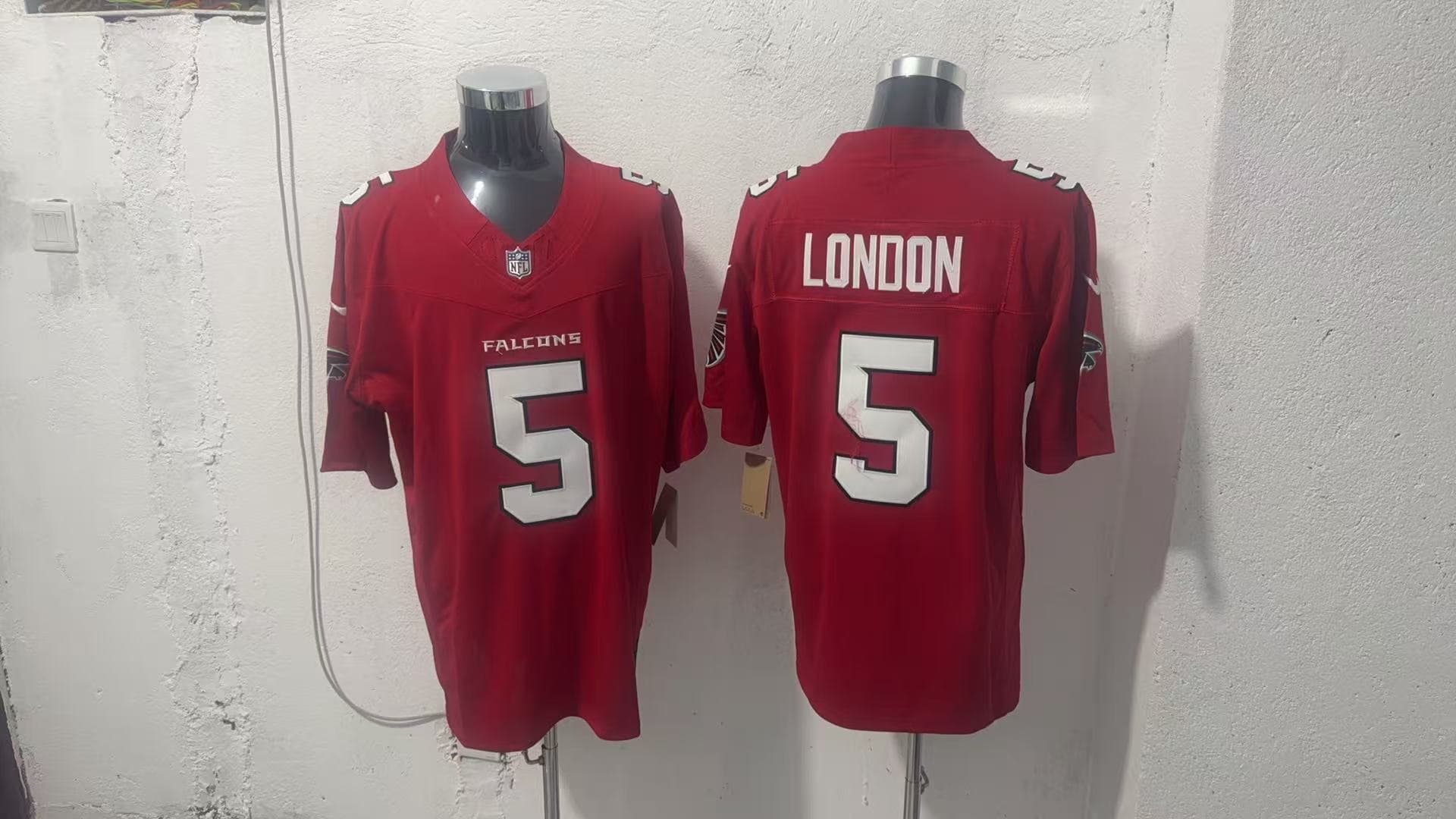 Men's Atlanta Falcons 2026 Vapor Limited Jersey -  All Stitched Drake London5