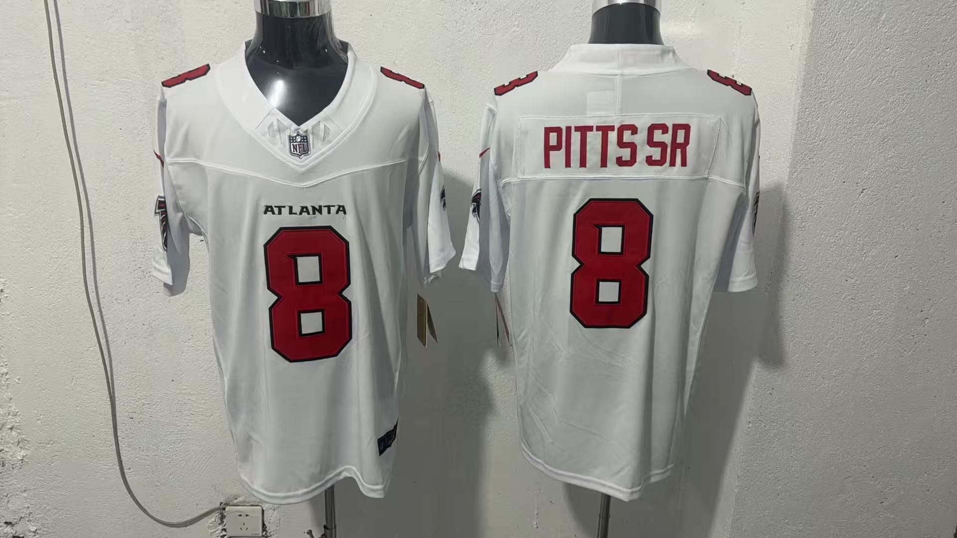 Men's Atlanta Falcons 2026 Vapor Limited Jersey - All Stitched   8 PITTS SR