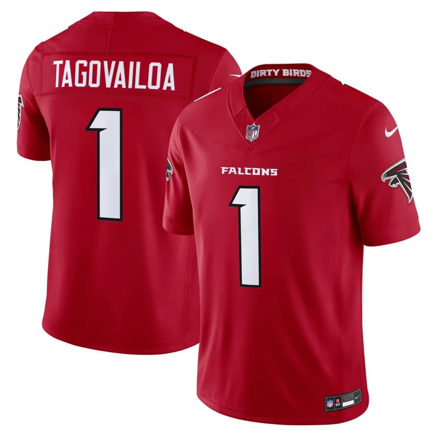 Men's Atlanta Falcons 2026 Vapor Limited Jersey - All Stitched Tua Tagovailoa