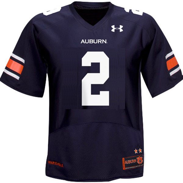 Men's Auburn Tigers #2 Cam Newton Blue Football Jersey