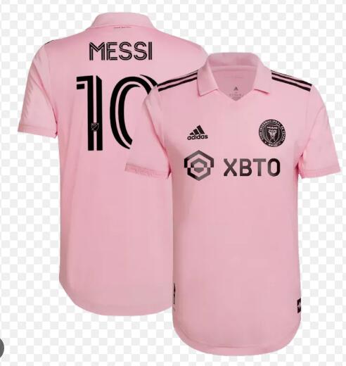 Men's Authentic MESSI #10 Inter Miami CF Home Soccer Jersey Shirt 2022