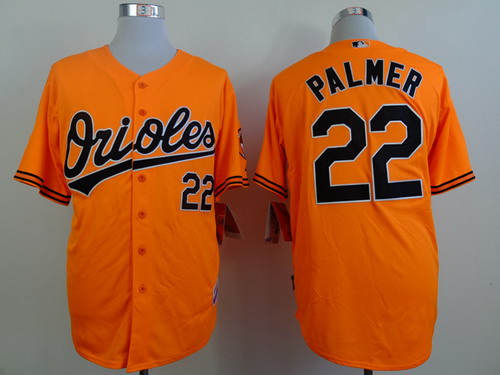 Men's Baltimore Orioles #22 Jim Palmer Orange Cool Base Jerseys