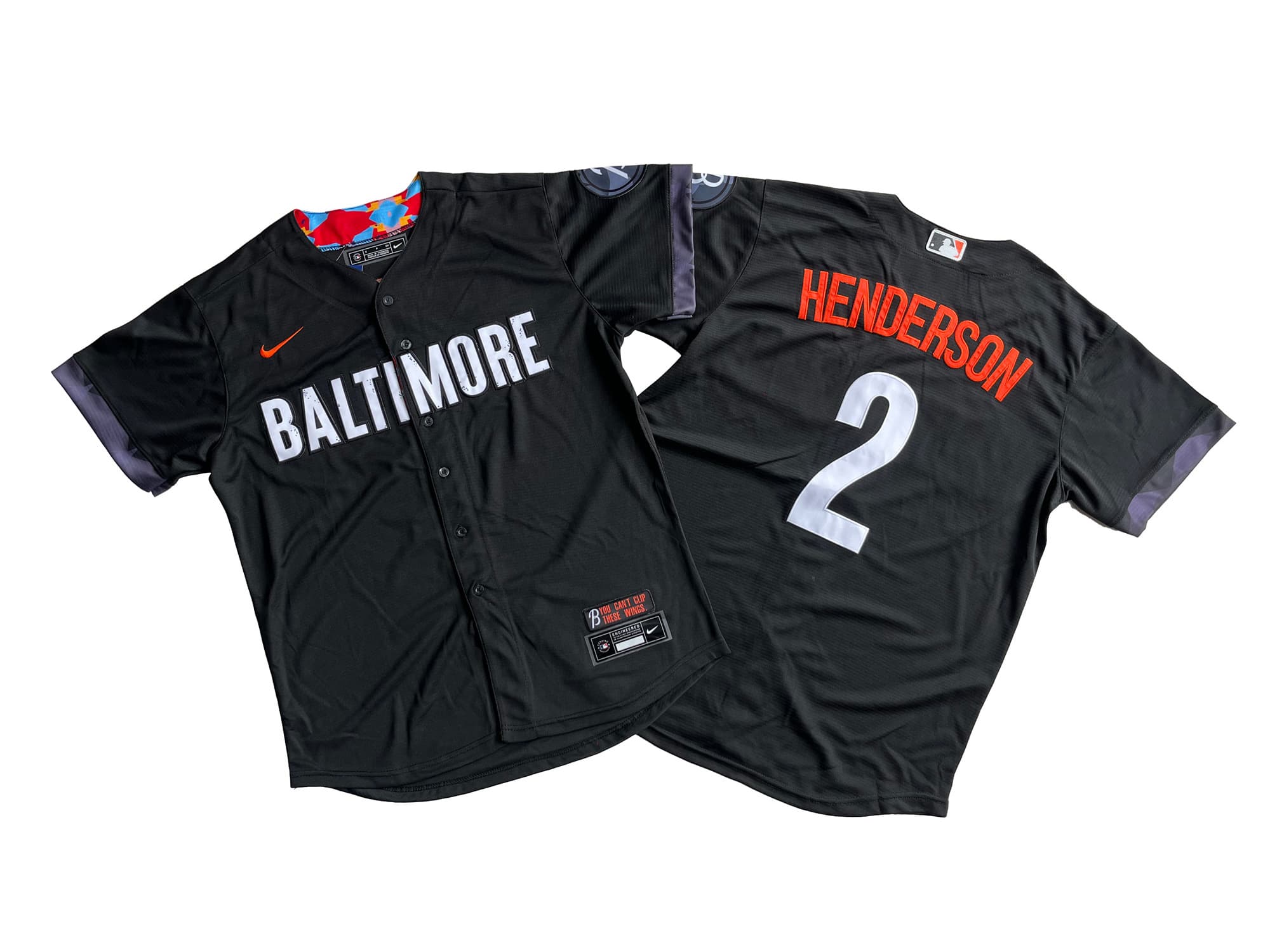 Men's Baltimore Orioles Gunnar Henderson Nike Black City Connect Player Jersey.
