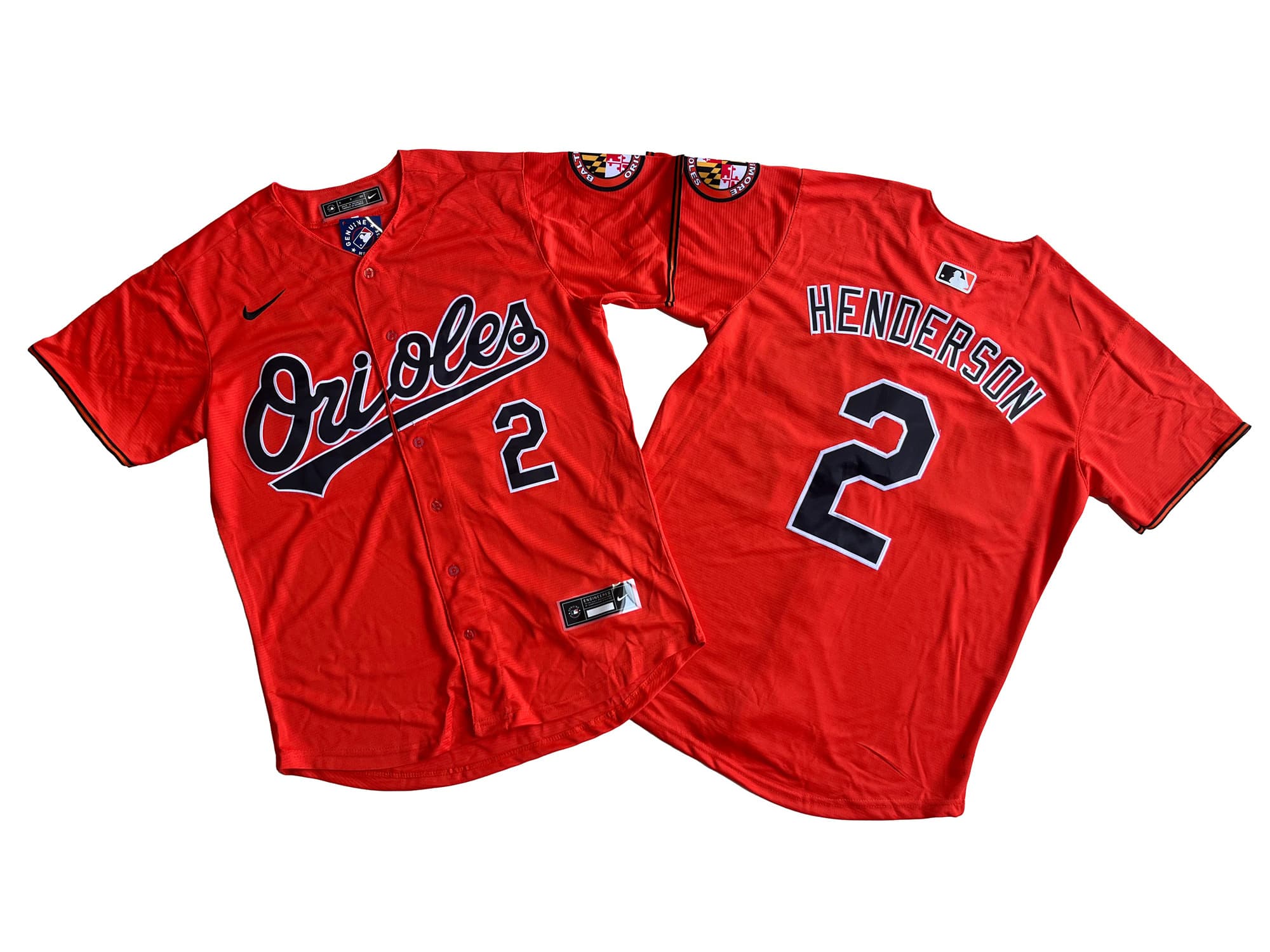 Men's Baltimore Orioles Gunnar Henderson Nike Black Limited Player  Jersey.
