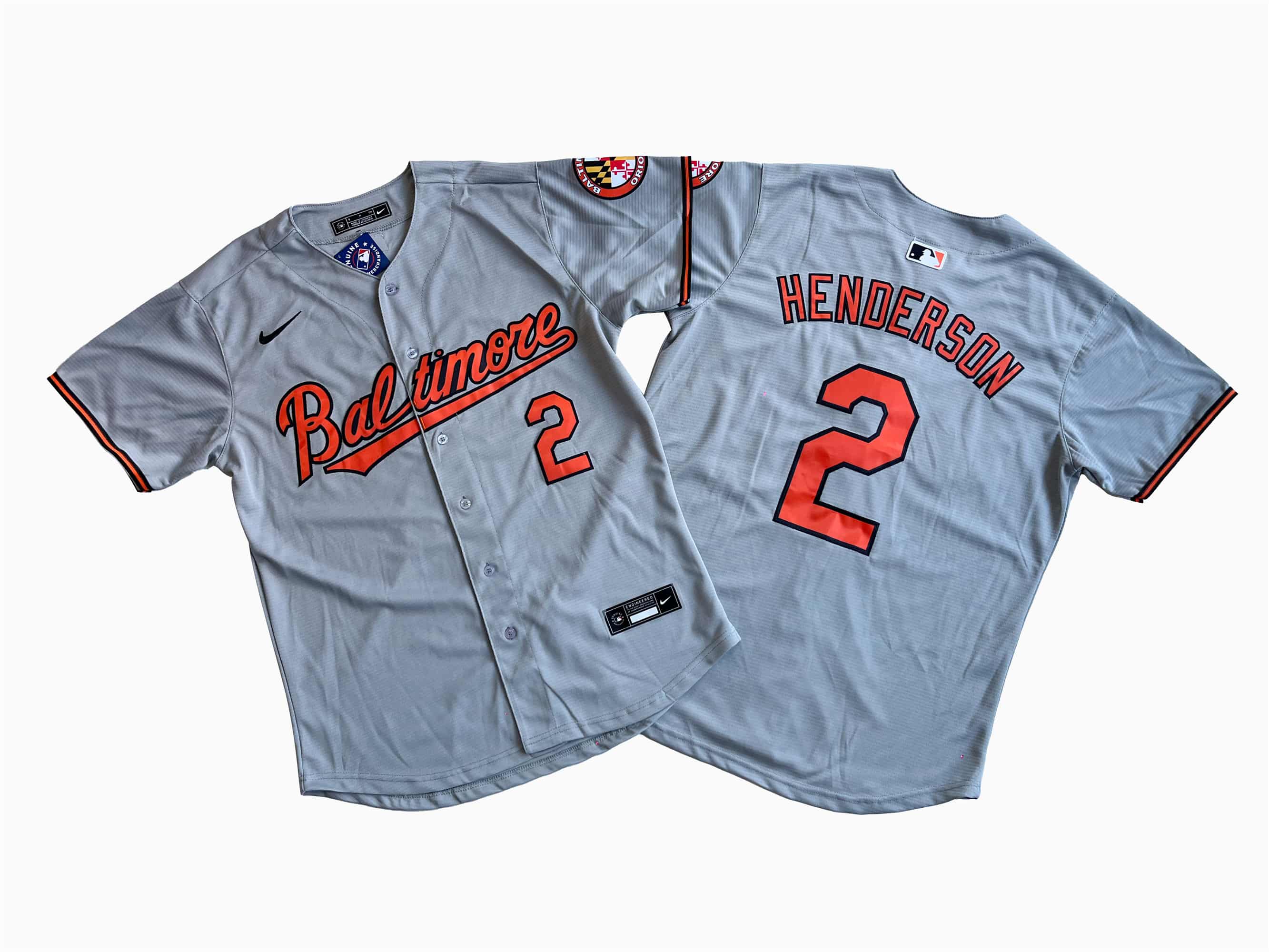 Men's Baltimore Orioles Gunnar Henderson Nike Gray Limited Player Jersey