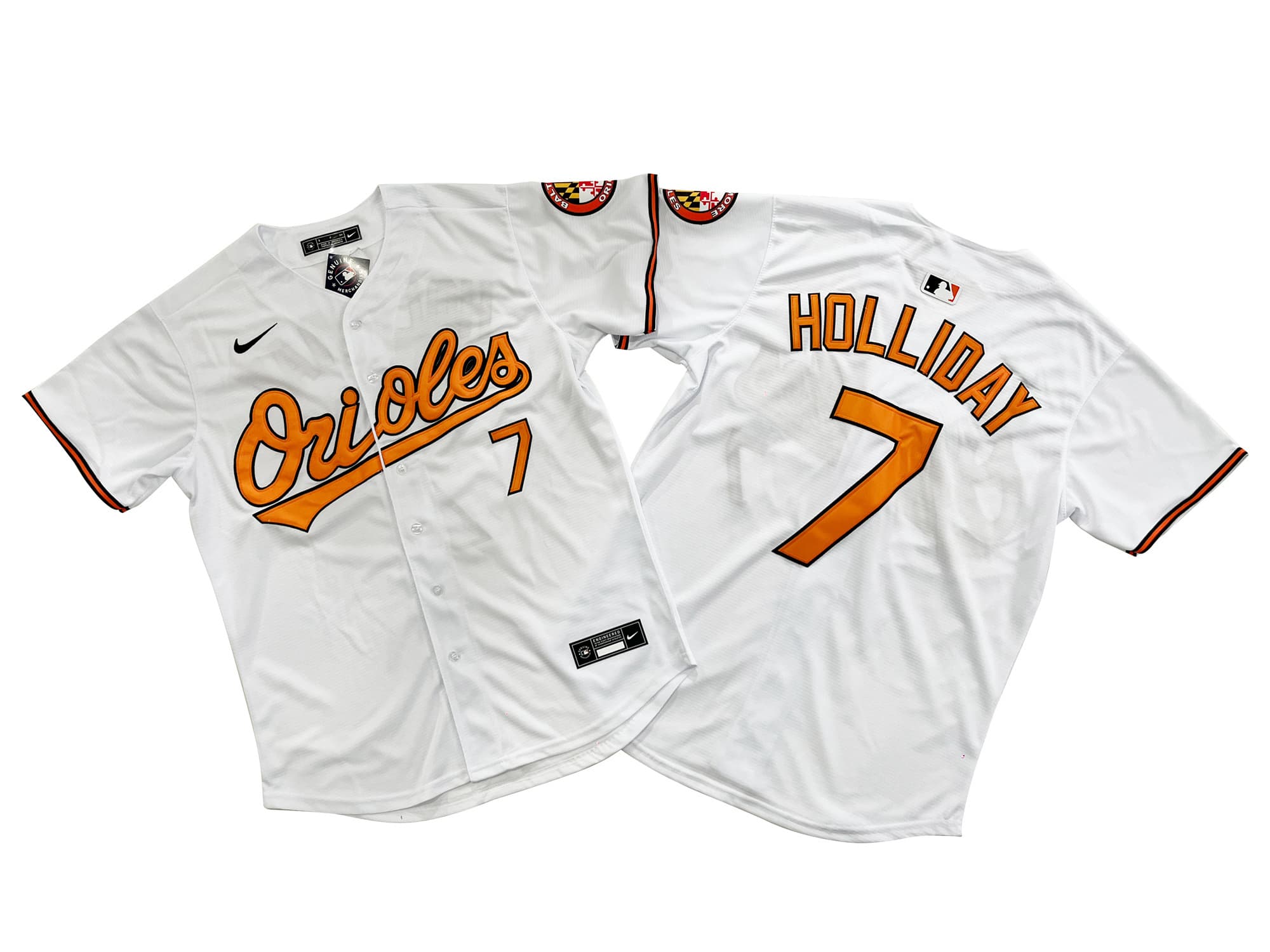 Men's Baltimore Orioles Jackson Holliday Nike White Home Limited Player Jersey