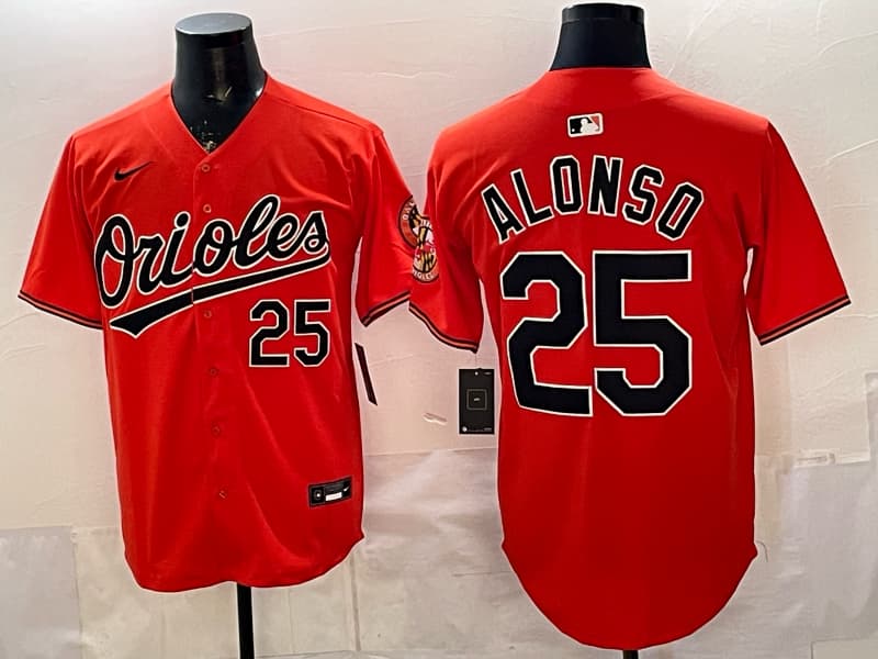 Men's Baltimore Orioles Pete   Alonso Nike White Home Replica Jersey
