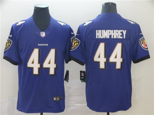 Men's Baltimore Ravens #44 Marlon Humphrey Nike Purple Vapor Elite Player Stitched Jersey