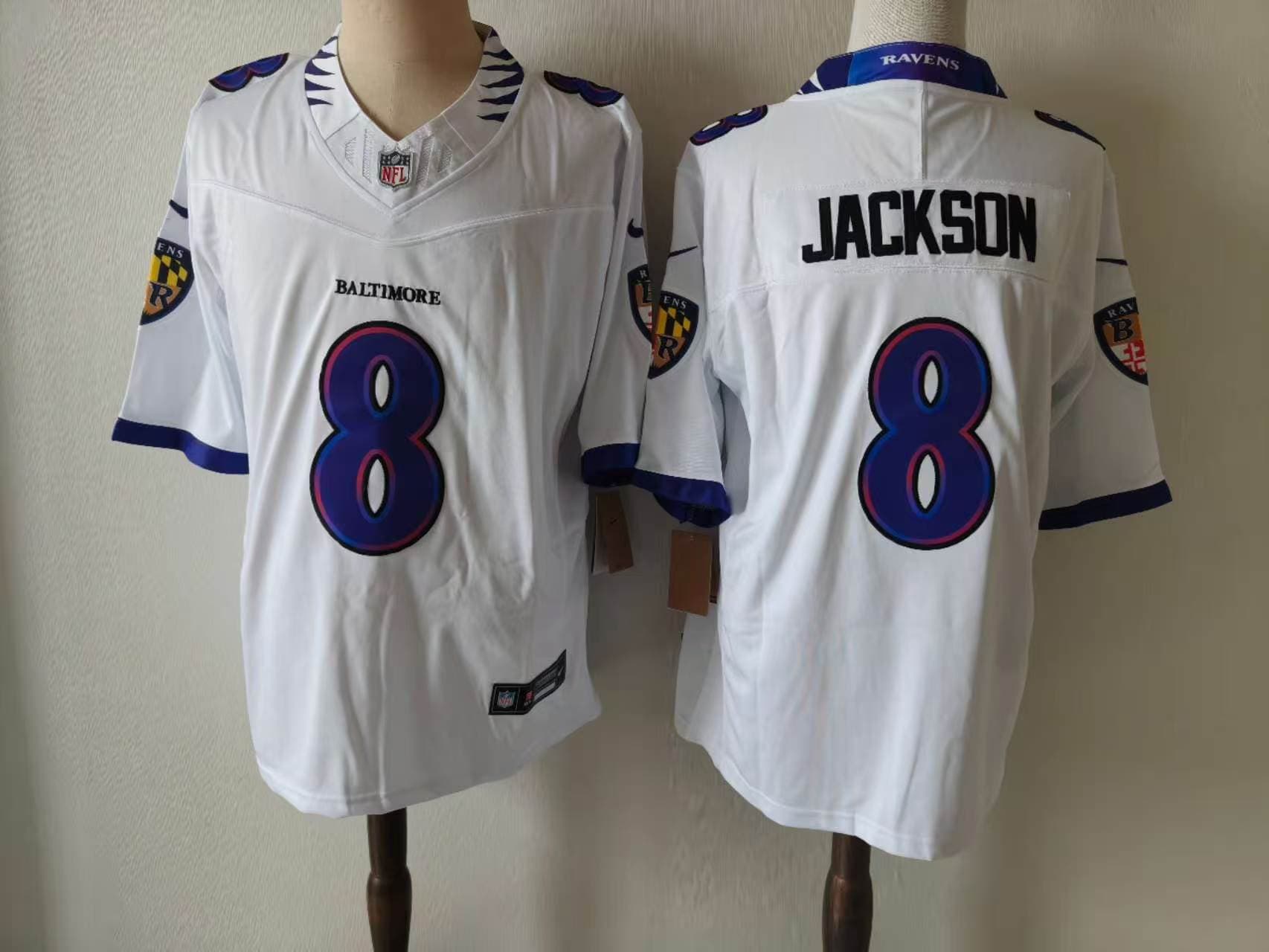 Men's Baltimore Ravens 2026 Vapor Limited Jersey - All Stitched     Lamar Jackson  8